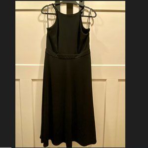 Ann Taylor Black Midi Dress